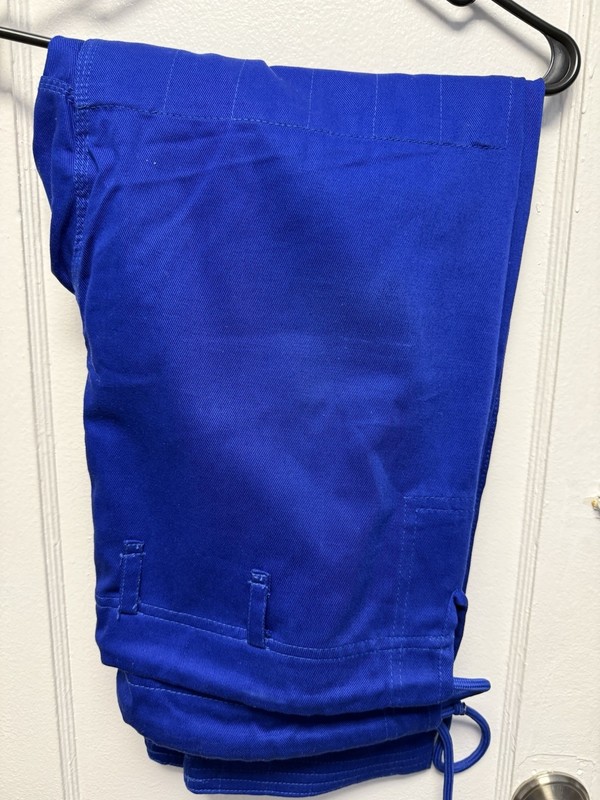 BJJ Grappling MMA Blue Pants Size A2 Ripstop BJJ Jiu Jitsu