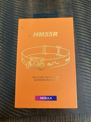 Fenix HM55R 1200 Lumen Lightweight Rechargeable Running Headlamp (Nebula)