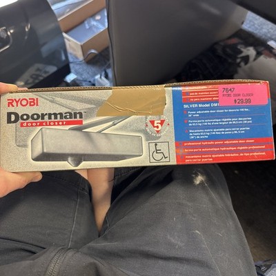 Ryobi Door Closer Size IV DM104ULS Silver