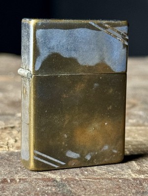 Vintage ZIPPO Flat Bottom 5 Barrel Lighter 2032695 1930/40 s