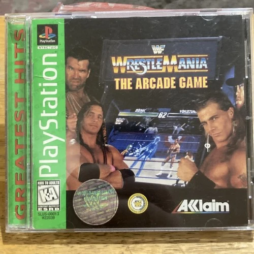 WWF WrestleMania: The Arcade Game (Sony PlayStation 1, 1995) Tested