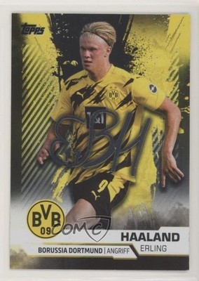 2020 Topps BVB Borussia Dortmund Mega Tin Yellow 100/150 Erling Haaland #29 2d8