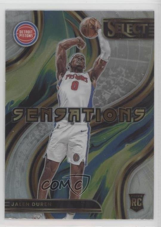 2022-23 Panini Select Sensations Silver Prizm Jalen Duren #23 Rookie RC 1c3k