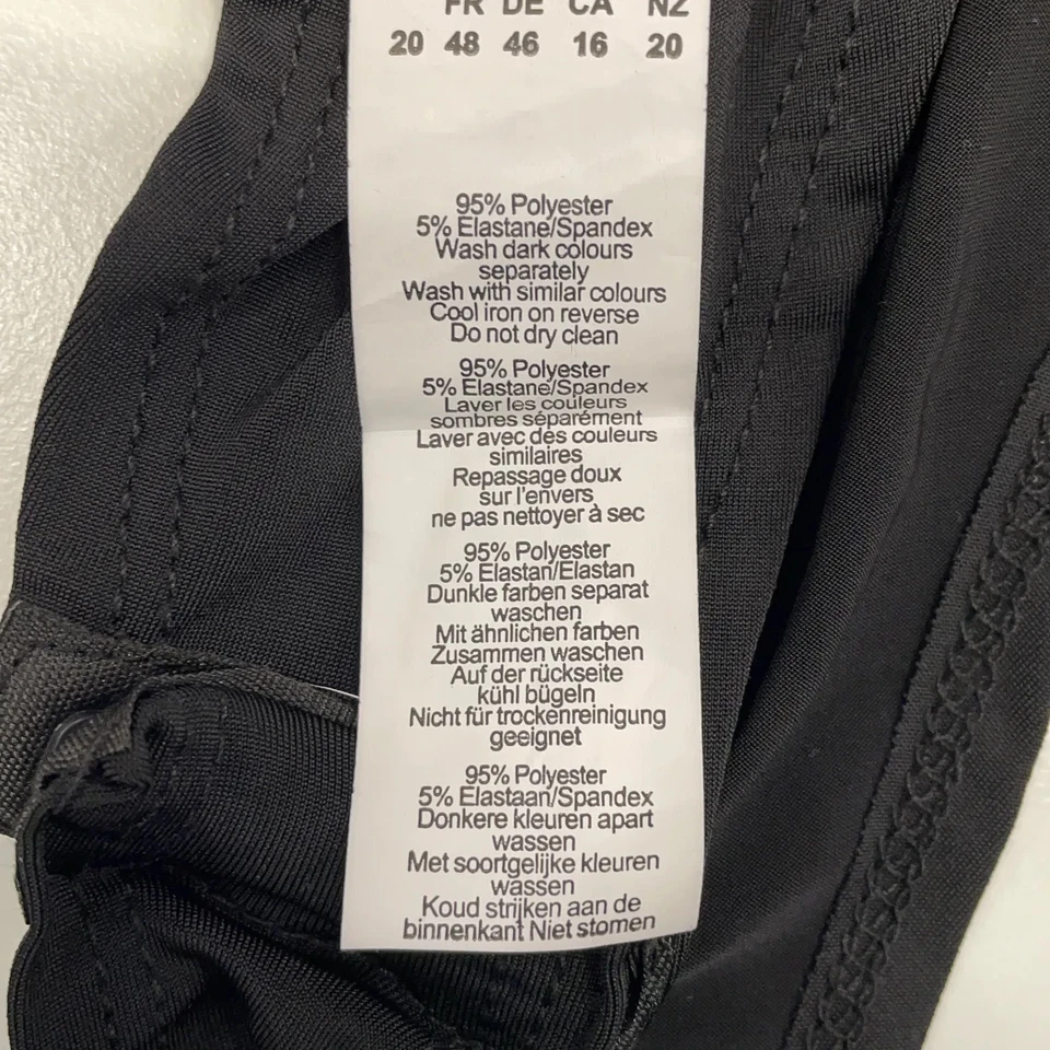 Boohoo, Body, Größe: 48, Schwarz, Elasthan/Polyester, Einfarbig, Damen #vuB - Bild 4 von 4