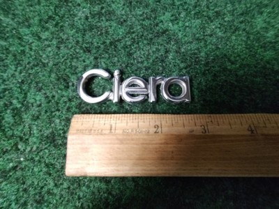 OEM Oldsmobile CIERA Emblem Badge Nameplate Metal Chrome Script Logo 7S2
