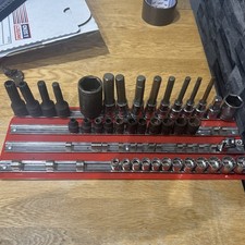 Mixed Sockets Inc Impact Sockets 30-40mm 1/2