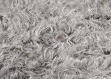 Zottelstoff Fell braun meliert Plüsch Kunstfell basteln Weihnachten Karneval