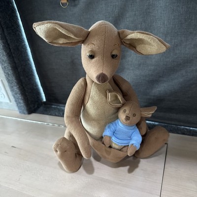 Disney Winnie the Pooh Christopher Robin Movie Kanga Roo Plush Rare 16'' Poseable