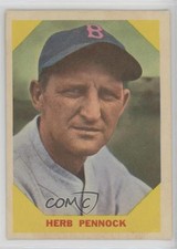 1960 Fleer Baseball Greats Herb Pennock #35 HOF 5rq