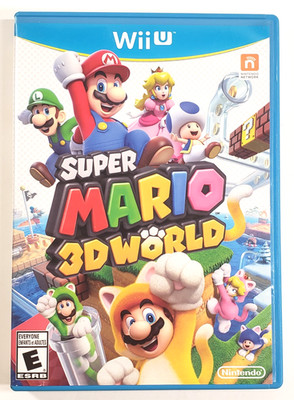 Super Mario 3D World (Nintendo Wii U, 2013) CIB Complete with Manual - Tested