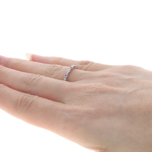 Tacori Sculpted Crescent Sapphire Diamond Band WhiteGold 18k .54ctw WedRing5 1/2 - Picture 4 of 10