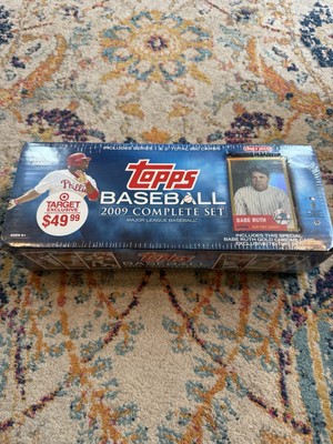 2009 topps baseball box set series 1/2 Target Exclusive -Babe Ruth and Rookies-