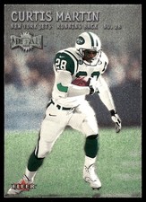 Curtis Martin 2000 Metal #24 New York Jets NFL READ FREE SHIPPING AutographDen