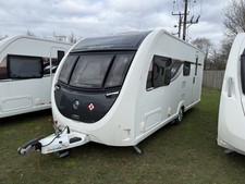 Touring Caravan Swift Challenger 530 2019 4 Berth End Washroom