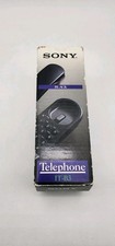 Sony IT-B3 Corded Landline Telephone Wall Mount or Table Black Slim Push Button