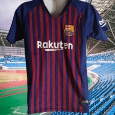 Dri Fit Authentic Official FC Barcelona 2018/19 Home Jersey Messi Soccer Shirt