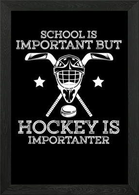 #ad #ad School Is Important But Ho Framed Wall Art Poster Canvas Print Picture GBP 34.95