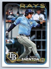 AUSTIN SHENTON  RAYS RC  2024 TOPPS UPDATE #US275