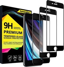 4youquality [3-Pack[Full Coverage] iPhone SE 3/2 (2022/2020 Edition) Screen