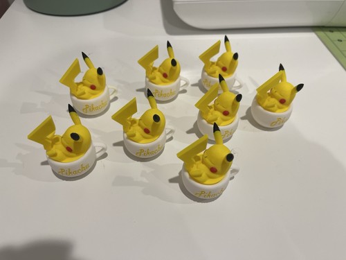 Süßes schlafendes Pikachu - 3D Druck 8er Set