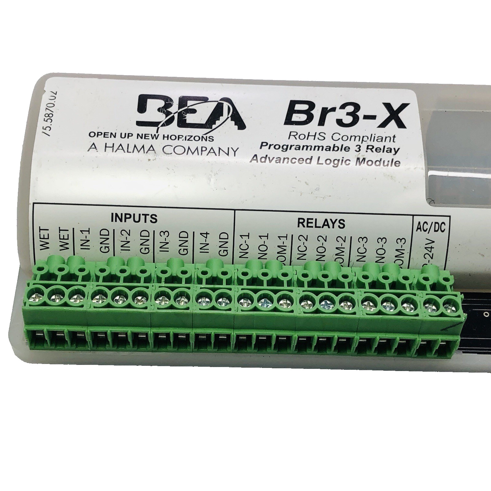 BEA PROGRAMMABLE 3 RELAY LOGIC MODULE 10BR3-X