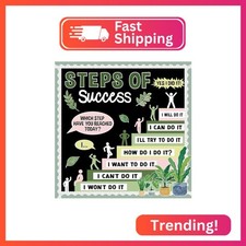 Motivational Bulletin Board Decorations Set Back to School Positive Classroom De