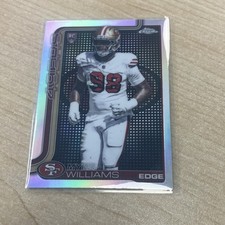 2024 Topps Chrome Light board Mykel Williams Rookie #352 San Francisco 49ers