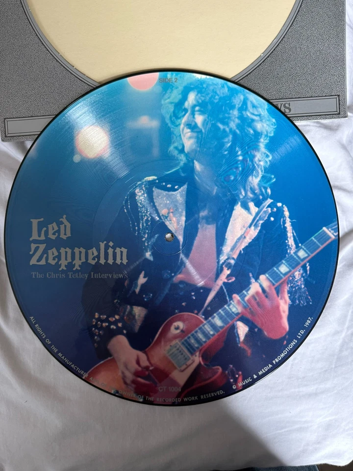 Led Zeppelin - Chris Tetley Interview. Vinyl picture disc LP - Image 3 of 4