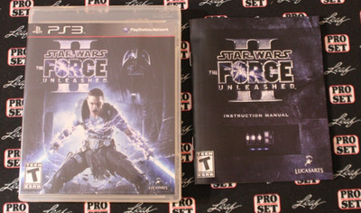 Star Wars: The Force Unleashed II PS3 (PlayStation 3, 2010) CIB - Tested!