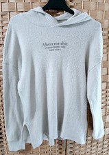 Abercrombie Fitch Soft A F Cozy Women's Hoodie Size XS Cream/Beige
