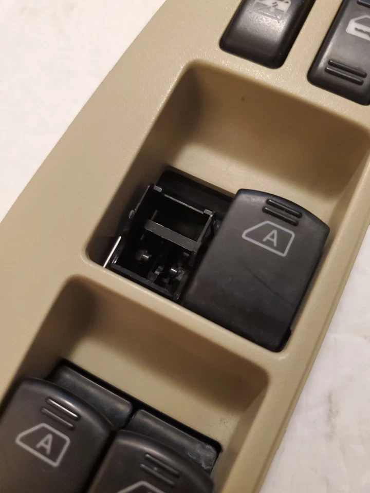 Interruptor de control de ventana maestra del conductor izquierdo Infiniti M35 2006 2010 beige Miss Buton Foto 2 de 4