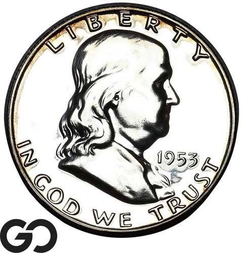 1953 Franklin Half Dollar, PROOF, Superb Gem PR++