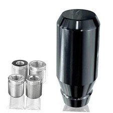 Weighted Shift Knob for Automatic and Speed Manual Cars, B-Black-4 adapters