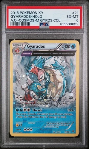 Gyarados 21/98 XY - Ancient Origins Holo - PSA 6 - New Cert