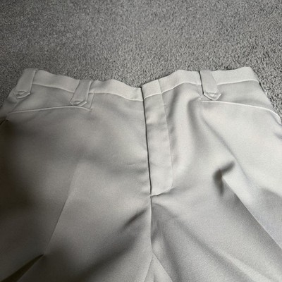 VTG Circle S Western Dress Pants Mens 38x28 Chino Beige Khaki Slacks Flat Front