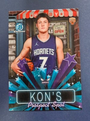 2025-26 Topps Bowman Basketball Kon Knueppel Hobby Stars Kon s Prospect Spot RC