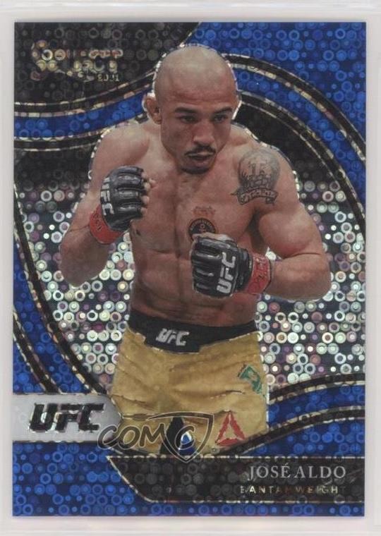 2021 Panini Select UFC Octagonside Blue Disco Prizm 96/99 Jose Aldo #235 ux8