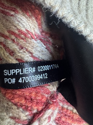 RRL Ralph Lauren Fair Isle V-Neck Sweater With Bird Pattern Red,Beige, & Blue XL - Picture 9 of 24