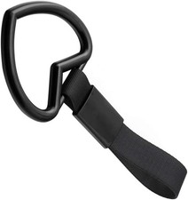 1 PC Heart Tsurikawa Hang Ring Subway Train Bus Handle Han Color: Heart: Black