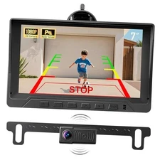 1080P Backup Camera with Backup Sensors Parking Distance Control (PDC) System, 