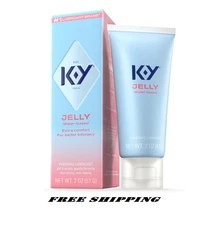 K-Y Jelly Personal Lubricant Water Based Lube for Wetter Sex