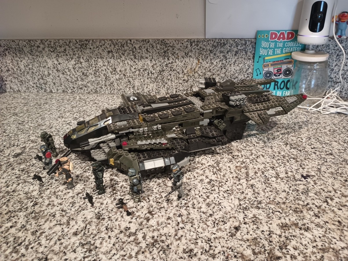 Mega Bloks Halo UNSC Vulture Gunship Building Set - 1031pcs