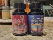 Cortisol and Myo-Inositol All-in-One Supplement Magnesium Ashwagandha L-Theanine
