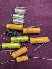 Sprague Atom And Various Electrolytic Capacitor 