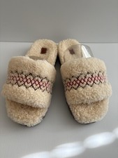 UGG Cozetta Braid Slippers Slide Sandals Size 11 Natural NIB