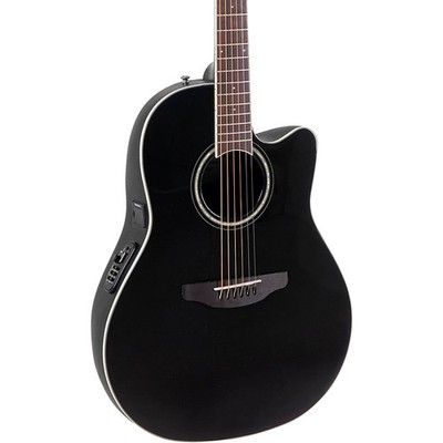 Ovation CS24 Celebrity Traditional MidDepth AcousticElectric Guitar Black