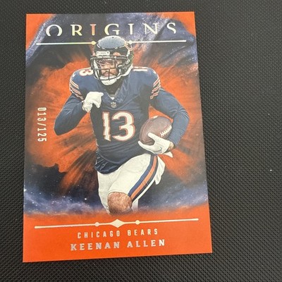 Keenan Allen 2024 Panini Origins #53 Orange /125 Jersey Match , Color Match 