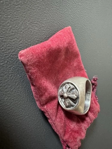 Men’s Vintage 1970’s Sterling silver Seal Stamp Ring.