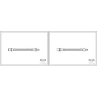 2X Corteco Bremsschlauch Hinten Vorne Innen Passend FüR Daihatsu Charmant Toyota