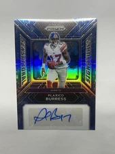 2023 Panini Prizm #SSPB Plaxico Burress Navy Camo Sensational Signatures /25
